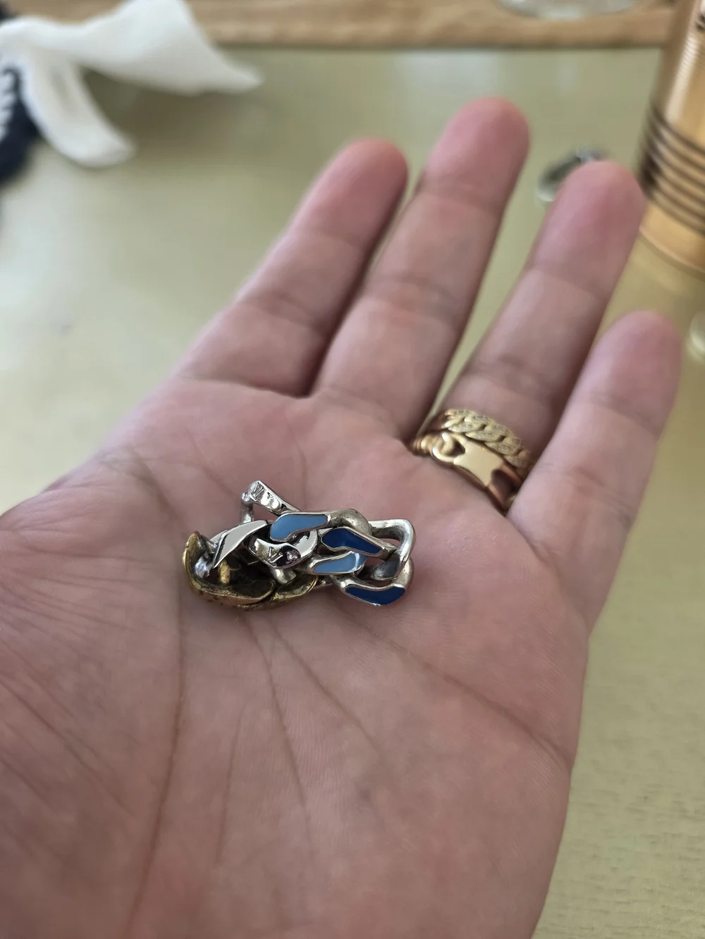 Vuitton  Chain Cuban Link Ring - Women Jewelry